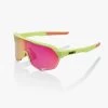 100% S2 Matte Washed Out Neon Yellow Purple Multilayer Mirror Lense -Baseball Joy Boutique 100 100 s2 matte washed out neon yellow purple mul