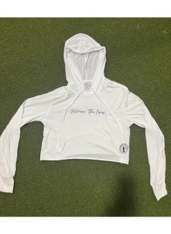 Between The Lines Womens Long Sleeve Crop Top -Baseball Joy Boutique between the lines between the lines womens long sl 2