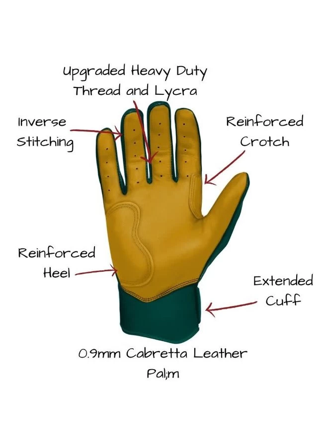 Bruce Bolt Premium Short Cuff Green/Gold 7 Bruce Bolt Premium Short Cuff Green/Gold - Image 5