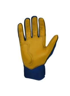 Bruce Bolt Premium Short Cuff Navy/Gold -Baseball Joy Boutique bruce bolt bruce bolt premium short cuff navy gold 4