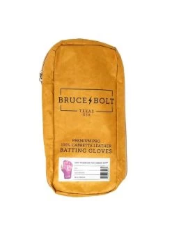 Bruce Bolt Premium Short Cuff Red/Gold -Baseball Joy Boutique bruce bolt bruce bolt premium short cuff red gold 6