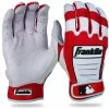 Franklin CFX Pro Batting Gloves Red/Pearl -Baseball Joy Boutique franklin franklin cfx pro batting gloves red pearl