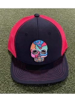 Hunter Green Hunna G Cracked Skull Hat