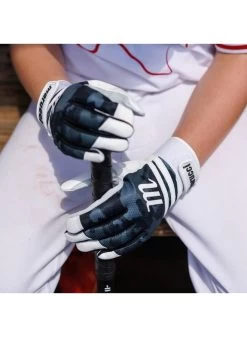 Marucci Crux Batting Gloves - Black -Baseball Joy Boutique marucci marucci crux batting gloves black 4