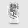 Marucci Crux Batting Gloves - White -Baseball Joy Boutique marucci marucci crux batting gloves white