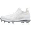 MIZUNO DOMINANT KNIT MEN’S METAL BASEBALL CLEAT - White -Baseball Joy Boutique mizuno mizuno dominant knit mens metal baseball cl