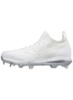 MIZUNO DOMINANT KNIT MEN’S METAL BASEBALL CLEAT - White