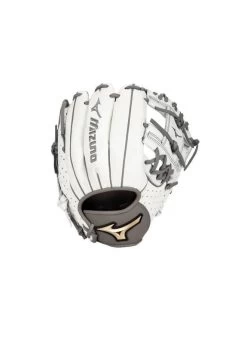 Mizuno GPE1150F1 Prime Elite Infield FP Softball 11.5 RH White-Grey