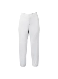 Mizuno Women's Non-Belted Low Rise Fastpitch Pants White XS