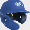 Rawlings MACH One-Tone Matte Helmet W/Adjustable Face Guard Matte Royal Senior LHB -Baseball Joy Boutique rawlings mach one tone matte helmet w adjustable f