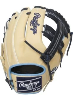 Rawlings Heart Of The Hide 11.5 Infield Glove Camel/Navy/Columbia Blue RHT