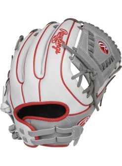 Rawlings Heart Of The Hide Fastpitch Softball Glove P/INF/OF Pull Strap/Laced 1 Piece Web RHT 12"