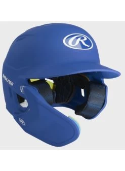 Rawlings Mach One-Tone Helmet W/ADJUST Matte Royal Jr LHB