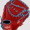 Rawlings Pro Preferred Custom ProSCM33 Catchers 33" Red/Sky Blue -Baseball Joy Boutique rawlings rawlings pro preferred custom proscm33 ca