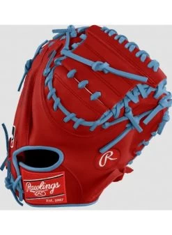 Rawlings Pro Preferred Custom ProSCM33 Catchers 33" Red/Sky Blue