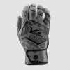 Victus Nox Batting Glove - Gray/Black -Baseball Joy Boutique victus victus nox batting glove gray black