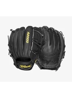 Wilson 2021 A2000 CK22 Clayton Kershaw Game Model (P) LHT 11.75 Black/Black/Yellow -Baseball Joy Boutique wilson wilson 2021 a2000 ck22 clayton kershaw game 5