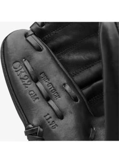 Wilson 2021 A2000 CK22 Clayton Kershaw Game Model (P) LHT 11.75 Black/Black/Yellow -Baseball Joy Boutique wilson wilson 2021 a2000 ck22 clayton kershaw game 8