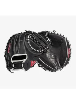 Wilson 2022 A2000 SuperSkin M1D (C ) 33.5 Black/White Catchers Mitt -Baseball Joy Boutique wilson wilson 2022 a2000 superskin m1d c 335 black 4