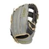 Wilson A2000 1799 SS Gray/Blk L 12.75 -Baseball Joy Boutique wilson wilson a2000 1799 ss gray blk l 1275
