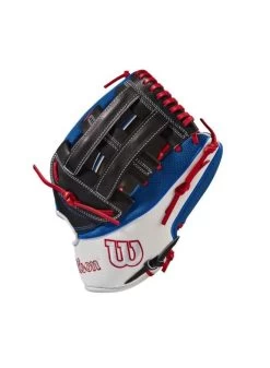 Wilson A2K Mookie Betts Game Model (OF) LHT 12.5 Black/White SS/Royal/Red -Baseball Joy Boutique wilson wilson a2k mookie betts game model of lht 1 2
