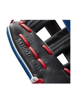 Wilson A2K Mookie Betts Game Model (OF) LHT 12.5 Black/White SS/Royal/Red -Baseball Joy Boutique wilson wilson a2k mookie betts game model of lht 1 5