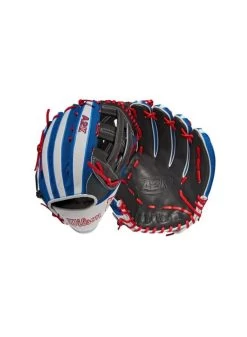 Wilson A2K Mookie Betts Game Model (OF) LHT 12.5 Black/White SS/Royal/Red -Baseball Joy Boutique wilson wilson a2k mookie betts game model of lht 1 7
