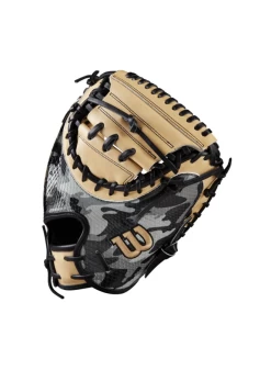 Wilson Glove Of The Month October 2022 CM33 Black Camo/Blonde 33" RHT Catchers Mitt -Baseball Joy Boutique wilson wilson glove of the month october 2022 cm33 5